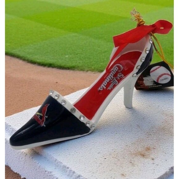 St. Louis Cardinals MLB High Heel Shoe Ornament Christmas Collectible - Picture 1 of 5